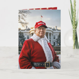 Santa Claus Trump Karte