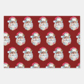 Santa Claus Trump Weihnachten | Trump Santa Hut Geschenkpapier Set (Vorderseite)