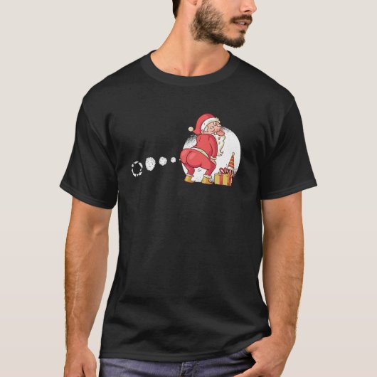 Santa Claus Ugly Furz Transmitter T-Shirt (Vorderseite)
