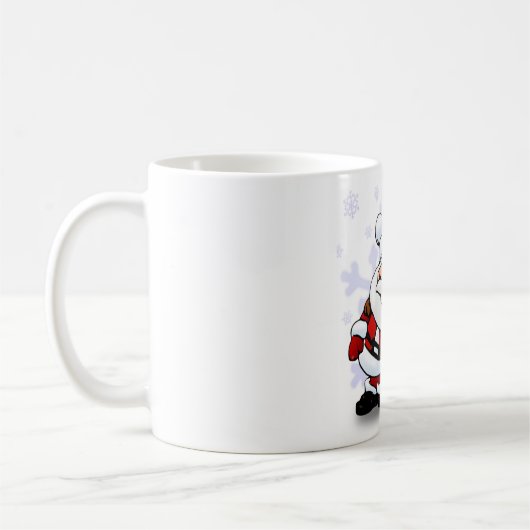 SANTA CLAUS UND RUDOLPH KAFFEETASSE (Links)