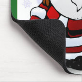 SANTA CLAUS UND RUDOLPH MOUSEPAD (Ecke)