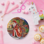 Santa Claus und Rudolph Pappteller (Party)