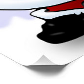 SANTA CLAUS UND RUDOLPH POSTER (Ecke)