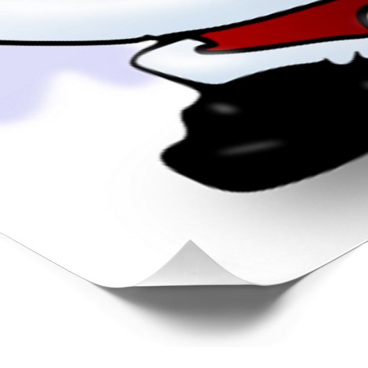 SANTA CLAUS UND RUDOLPH POSTER (Ecke)