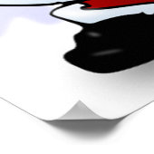 SANTA CLAUS UND RUDOLPH POSTER (Ecke)