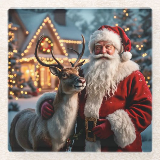 Santa Claus Untersetzer (Vorderseite)