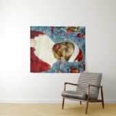 Santa Claus, Van Gogh Wandteppich (Beispiel (Horizontal))