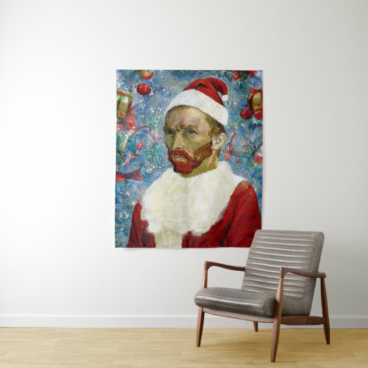 Santa Claus, Van Gogh Wandteppich (Beispiel)