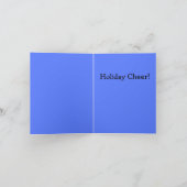 Santa Claus verkleidet als Weihnachtsmann Karte (Innenseite)