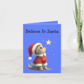 Santa Claus verkleidet Karte (Vorderseite)