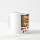 Santa Claus Vintag Coffee Tasse (Vorderseite Links)