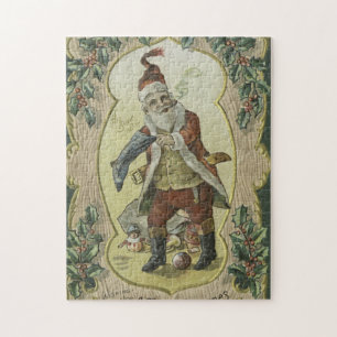 Santa Claus Vintag Illustration Puzzle