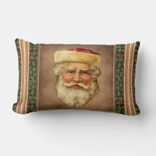 Santa Claus Vintag Lumbar Pillow Lendenkissen