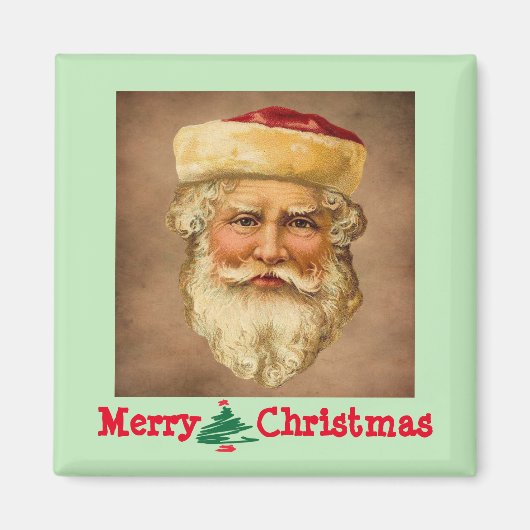 Santa Claus Vintag Magnet (Vorne)