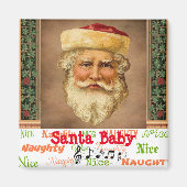 Santa Claus Vintag Magnet (Vorne)