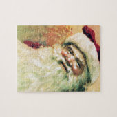 Santa Claus Vintage Weihnachten Puzzle (Horizontal)