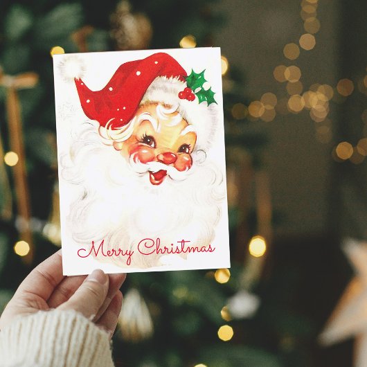 Santa Claus Vintage Weihnachtsfeiertag Postkarte