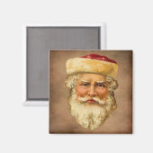 Santa Claus Vintager Kühlschrankmagnet (Vorderseite/Rückseite)