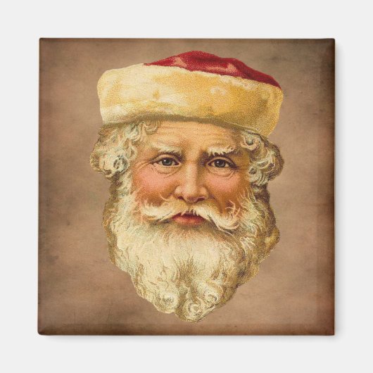 Santa Claus Vintager Kühlschrankmagnet (Vorne)