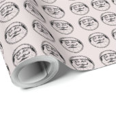 Santa Claus Vintages Musterpapier Geschenkpapier (Rolleneckpunkt)