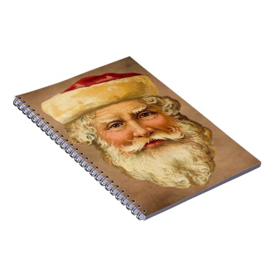 Santa Claus Vintages Notebook Notizblock (Rechte Seite)