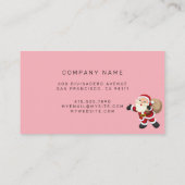 Santa Claus Visitenkarte (Rückseite)