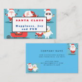 Santa Claus Visitenkarte (Vorne/Hinten)