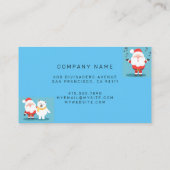 Santa Claus Visitenkarte (Rückseite)