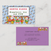 Santa Claus Visitenkarte (Vorne/Hinten)