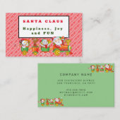 Santa Claus Visitenkarte (Vorne/Hinten)