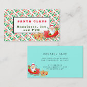 Santa Claus Visitenkarte (Vorne/Hinten)
