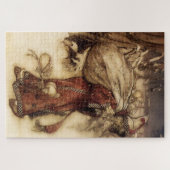 "Santa Claus" von Arthur Rackham Puzzle (Horizontal)