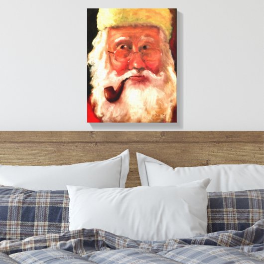 Santa Claus von Tula Holmes Leinwanddruck (Insitu (Schlafzimmer))