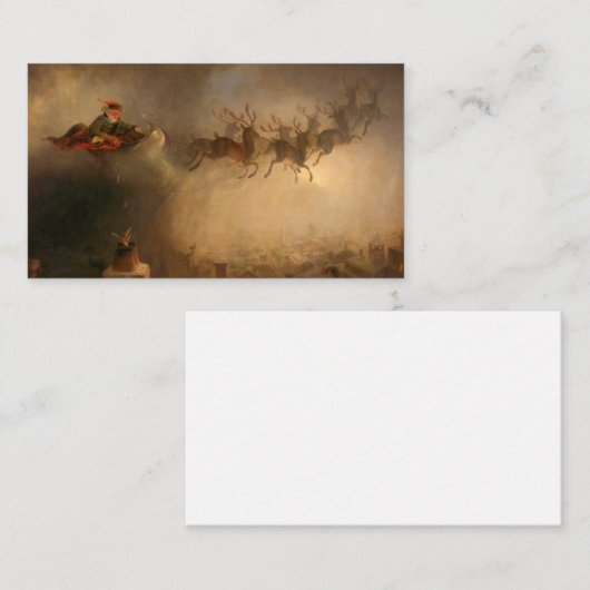 Santa Claus von William Holbrook Beard Begleitkarte (Vorne/Hinten)