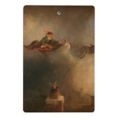 Santa Claus von William Holbrook Beard Mini Klemmbrett (Rückseite)