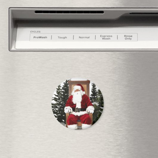 Santa Claus Vorsitzender Magnet (In Situ (Geschirrspüler))