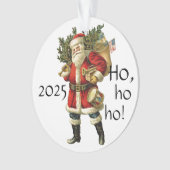 Santa Claus w/Sack of Toys 2025 Christmas Ornament (Vorderseite)
