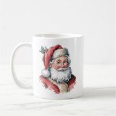Santa Claus Wasserfarbe Kaffeetasse (Links)