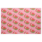 Santa claus watermelon rosa Weihnachten Stoff (Fat Quarter (45,7 x 55,9 cm))