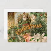 Santa Claus Weihnachten Antike Schöne Kunst (Vorne/Hinten)