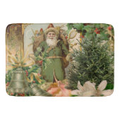 Santa Claus Weihnachten Antike Schöne Kunst Badematte (Vorderseite)