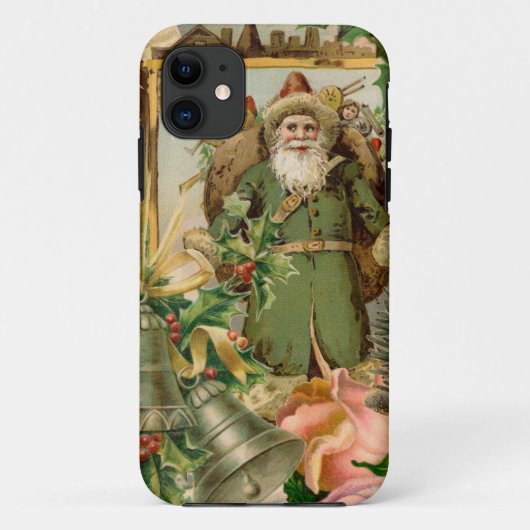 Santa Claus Weihnachten Antike Schöne Kunst Case-Mate iPhone Hülle (Rückseite)
