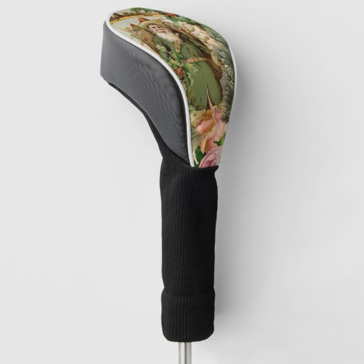 Santa Claus Weihnachten Antike Schöne Kunst Golf Headcover (angewinkelt)