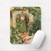 Santa Claus Weihnachten Antike Schöne Kunst Mousepad (Mit Mouse)
