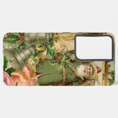 Santa Claus Weihnachten Antike Schöne Kunst Samsung Galaxy Hülle (Linke Seite)