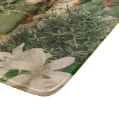 Santa Claus Weihnachten Antike Schöne Kunst Schneidebrett (Ecke)