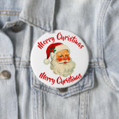 Santa Claus Weihnachten  Button (Beispiel)