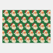 Santa Claus Weihnachten Geschenkpapier Set (Vorderseite 2)