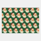 Santa Claus Weihnachten Geschenkpapier Set (Vorderseite)