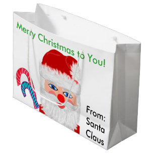 Santa Claus Weihnachtsgeschenktüten Große Geschenktüte
